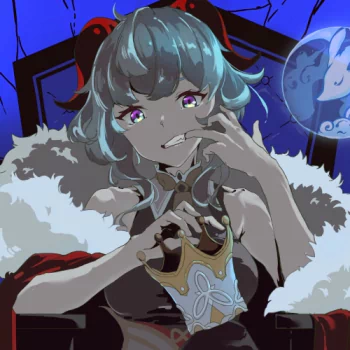 purple eyes Ganyu (Genshin Impact) video game Genshin Impact PFP
