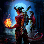 Fantasy Demon Pfp by Tim Shepherd