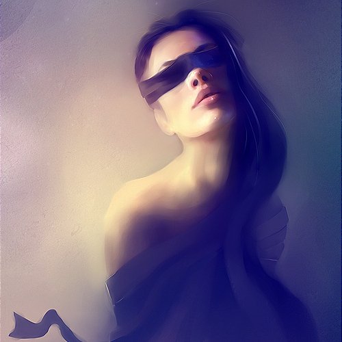 Download Blindfold Woman Artistic PFP