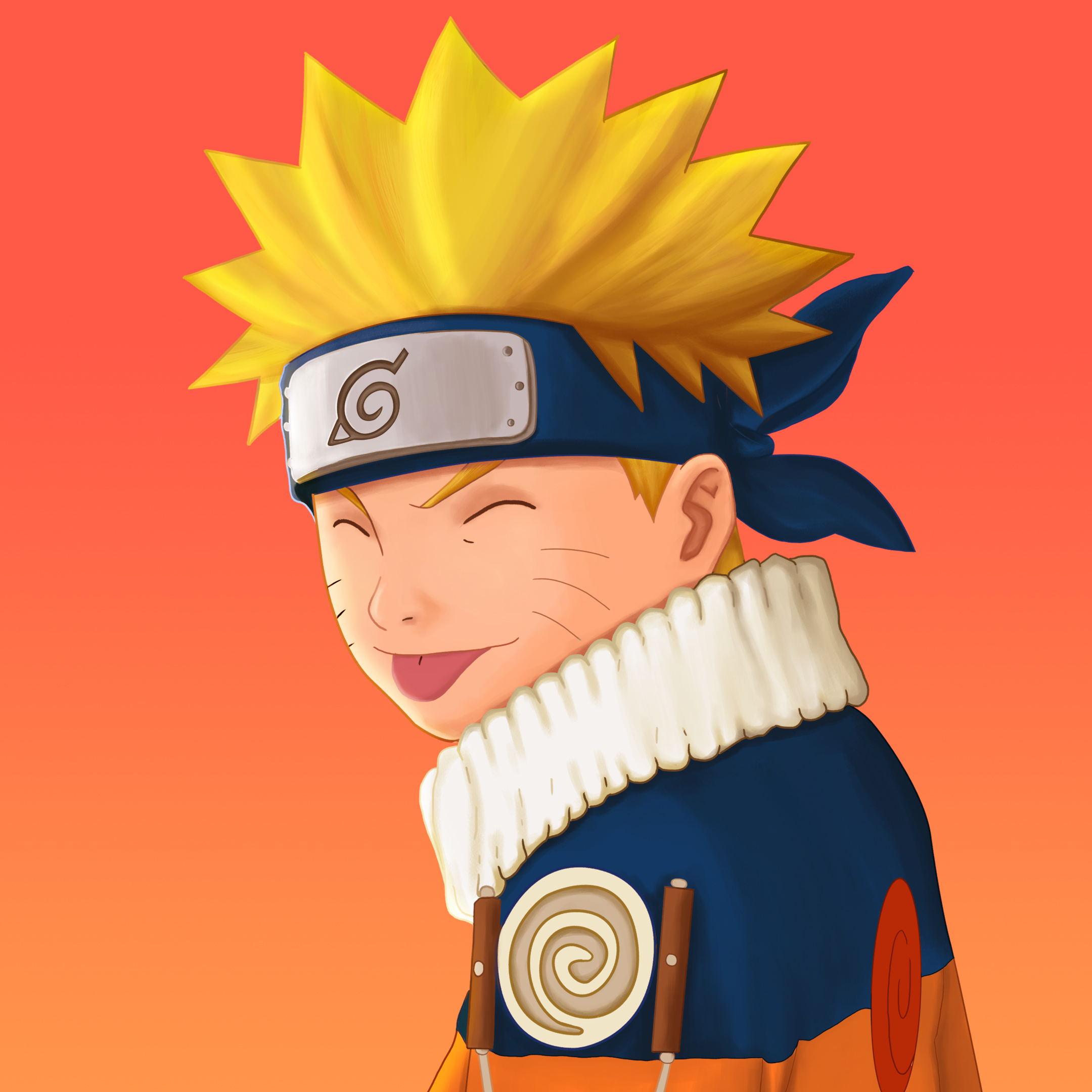 Naruto Uzumaki from leaf village.