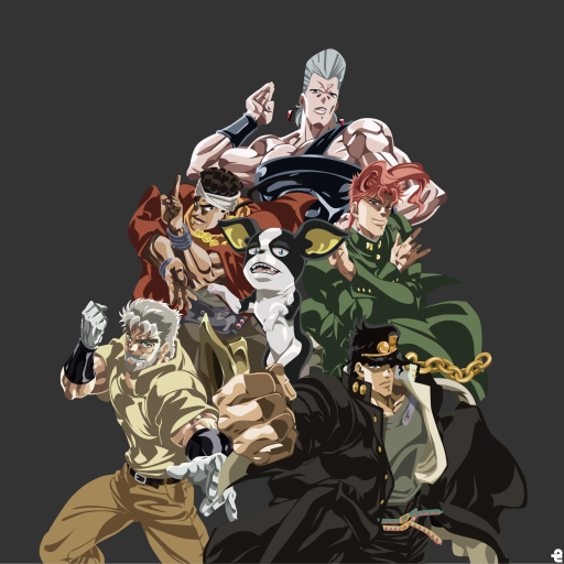 Download Joseph Joestar Noriaki Kakyoin Mohammed Avdol Jean Pierre ...