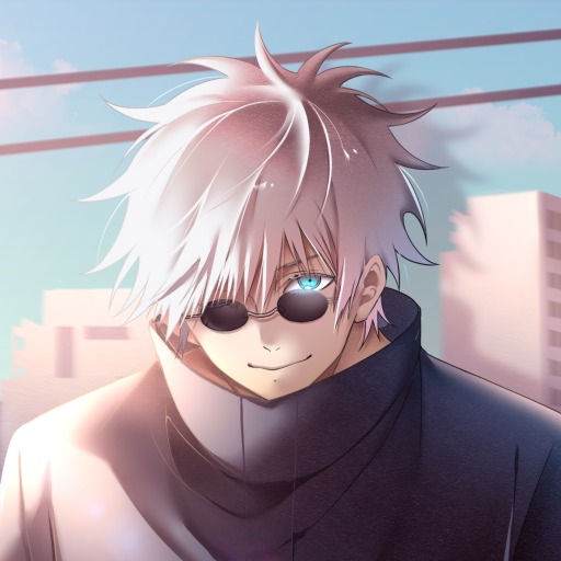 Download White Hair Satoru Gojo Anime Jujutsu Kaisen PFP by SIBATO