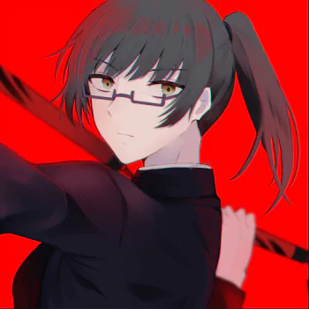 ponytail glasses Maki Zenin Anime Jujutsu Kaisen PFP