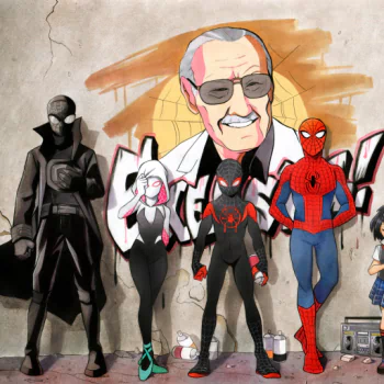Peter Parker Miles Morales Stan Lee Peni Parker Spider-Ham Spider-Gwen spider man movie Spider-Man: Into The Spider-Verse PFP