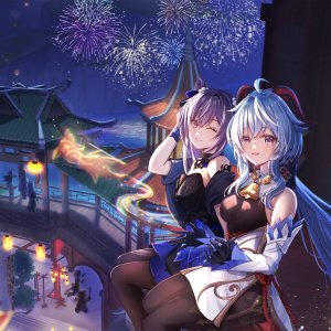 Download Keqing (Genshin Impact) Ganyu (Genshin Impact) Video Game Genshin Impact PFP