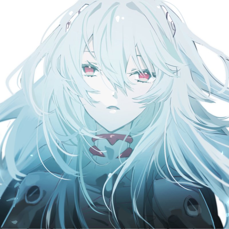 Download Red Eyes White Hair Rei Ayanami Anime Neon Genesis Evangelion PFP