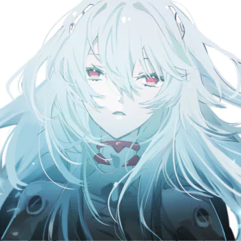red eyes white hair Rei Ayanami Anime Neon Genesis Evangelion PFP