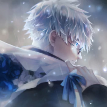 white hair Satoru Gojo Anime Jujutsu Kaisen PFP