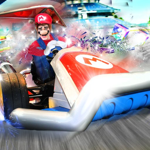 Download Mario Kart Mario Man Cosplay PFP