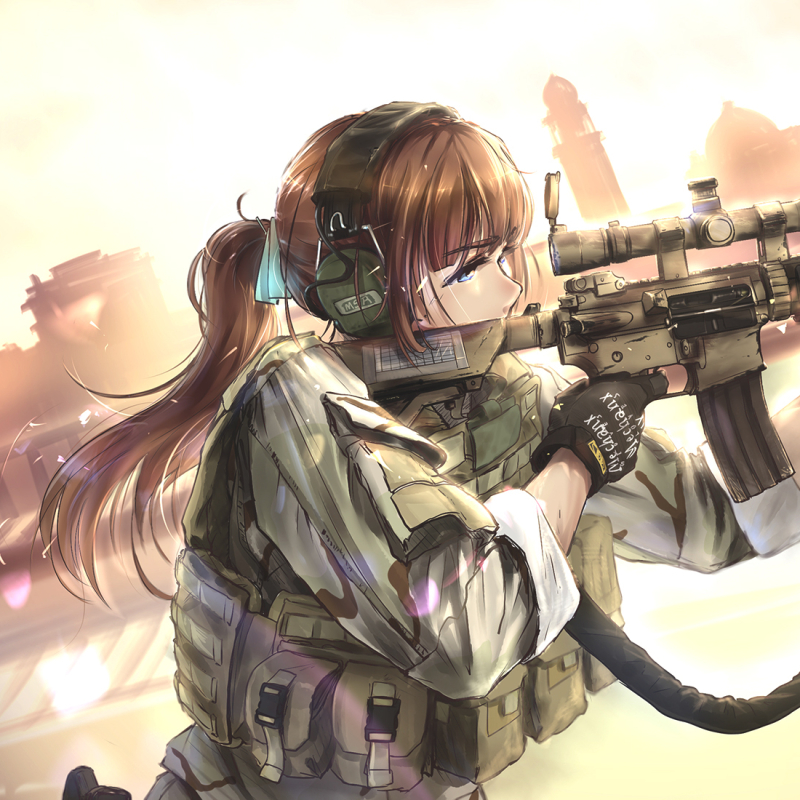 Anime Military Pfp by 炭涂