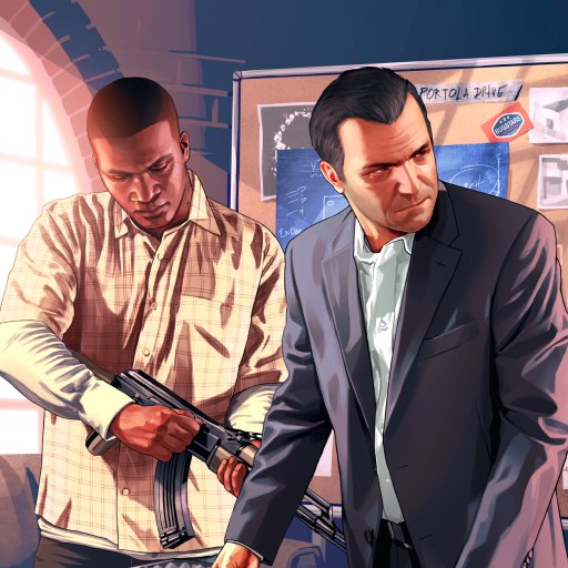 Download Franklin Clinton Michael De Santa Video Game Grand Theft Auto V PFP