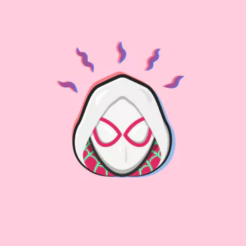 minimalist Comic Spider-Gwen Comics Minimalist PFP