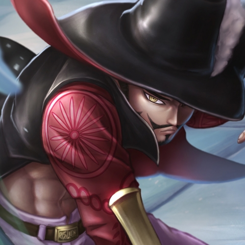 Download Experience the power of Dracule Mihawk Wallpaper | Wallpapers.com