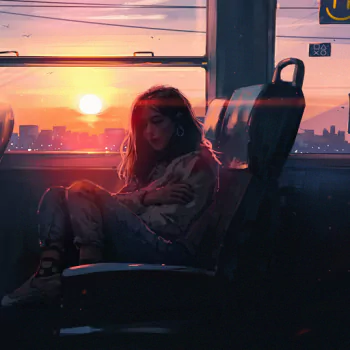 alone woman artistic PFP