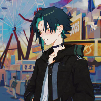 two-toned hair Xiao (Genshin Impact) video game Genshin Impact PFP