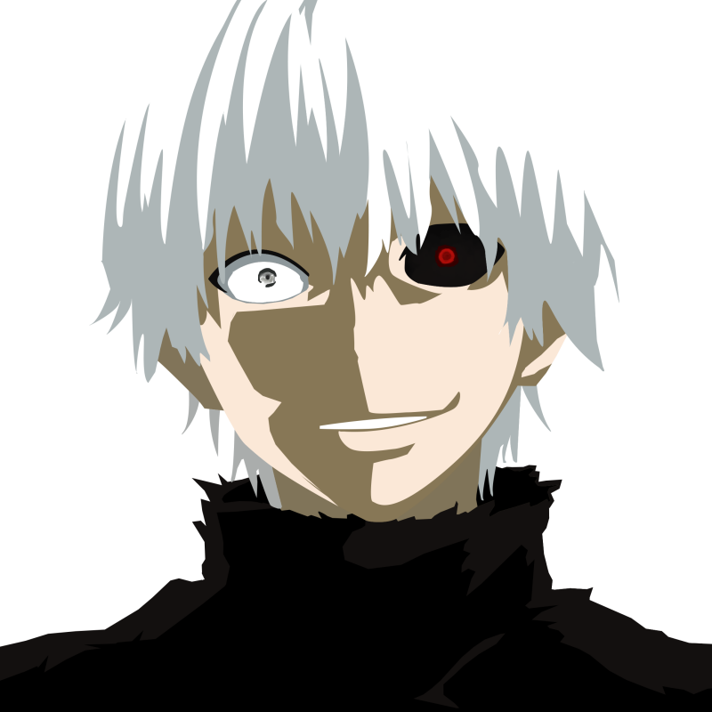 Download White Hair Tokyo Ghoul √A Ken Kaneki Minimalist Anime Tokyo ...