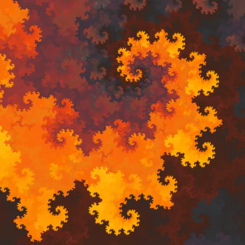 orange (Color) Abstract fractal PFP