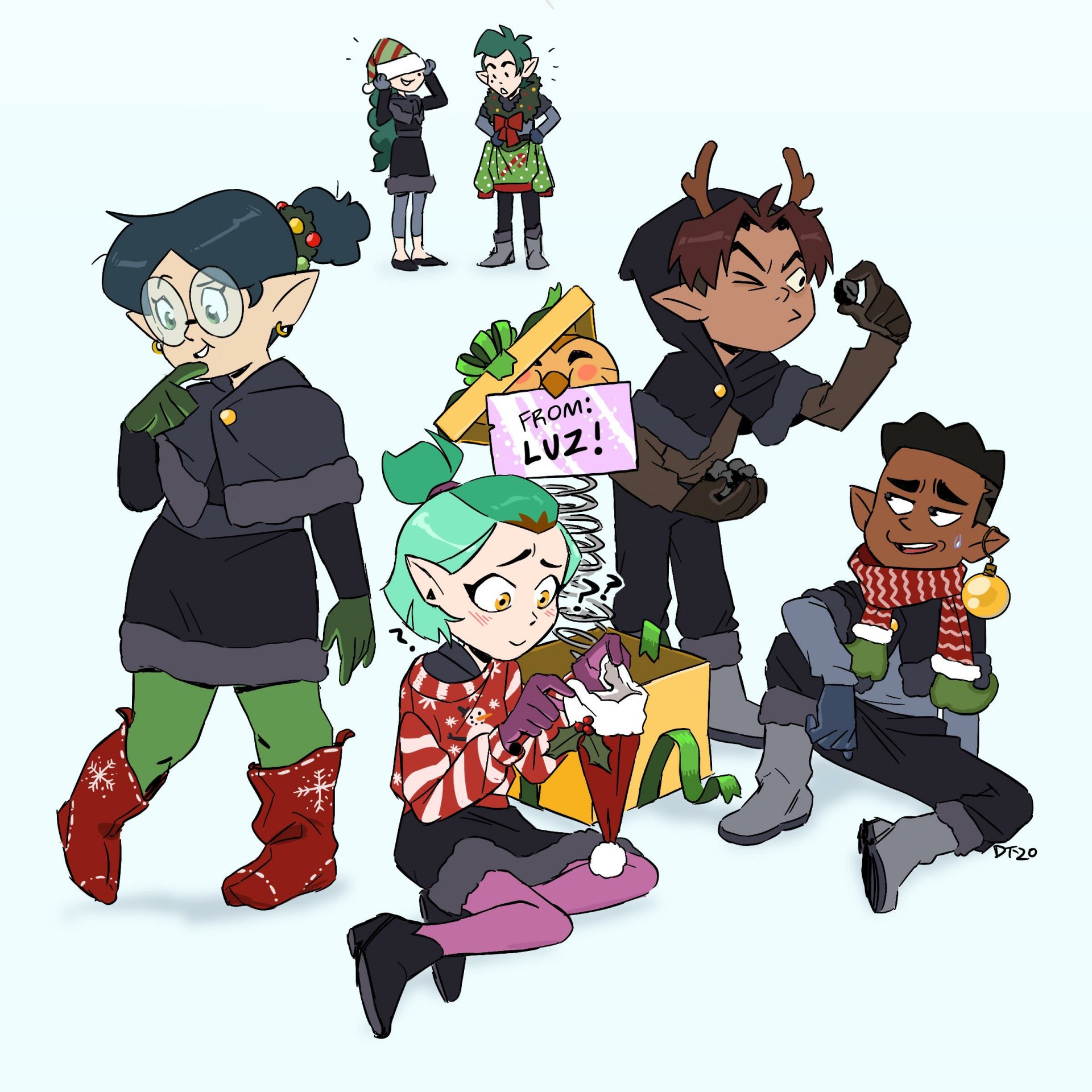 Download Mattholomule (The Owl House) Amity Blight Willow Park Gus Porter TV Show The Owl House PFP