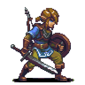 Breath Of The Wild Link 2D Sprite by Thomas Fröse