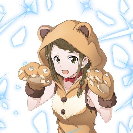 Sweet Yuna in bear costume