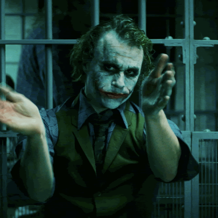 Download Heath Ledger Joker Movie The Dark Knight PFP