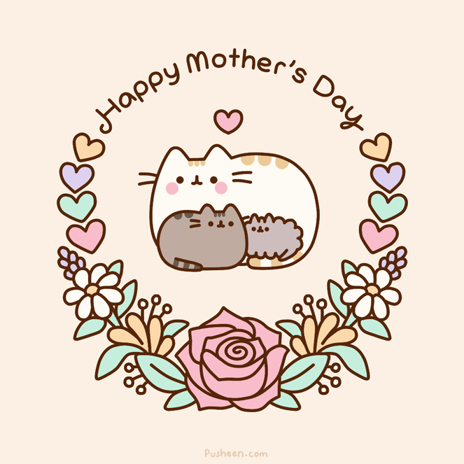 Download Love Kitten Heart Flower Cat Holiday Mother's Day PFP