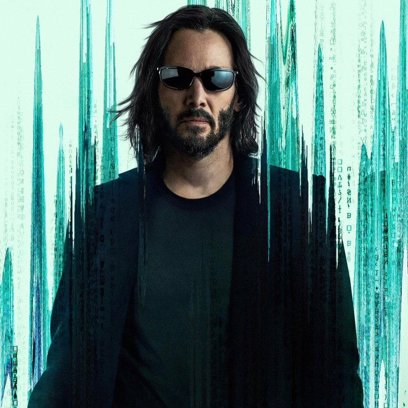 Download Keanu Reeves Neo (The Matrix) Movie The Matrix Resurrections PFP