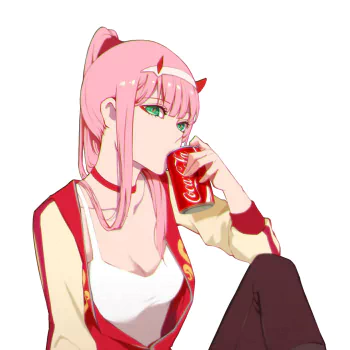 Zero Two (Darling in the FranXX) Anime Darling in the FranXX PFP