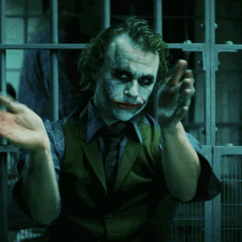 Heath Ledger Joker movie The Dark Knight PFP