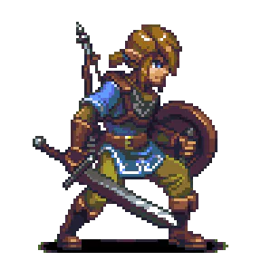  Breath Of The Wild Link 2D Sprite by Thomas Fröse