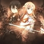 Download Kirito (Sword Art Online) Asuna Yuuki Anime Sword Art Online Kirito And Asuna PFP
