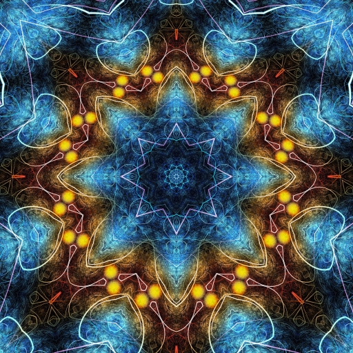 Kaleidoscopic Symmetry Art