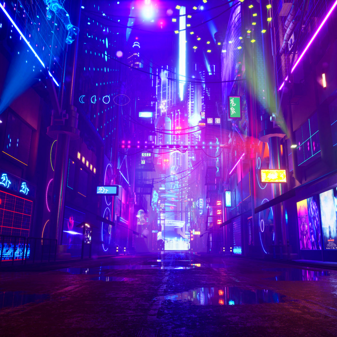 Cyberpunk City by Dmitry Wittmann