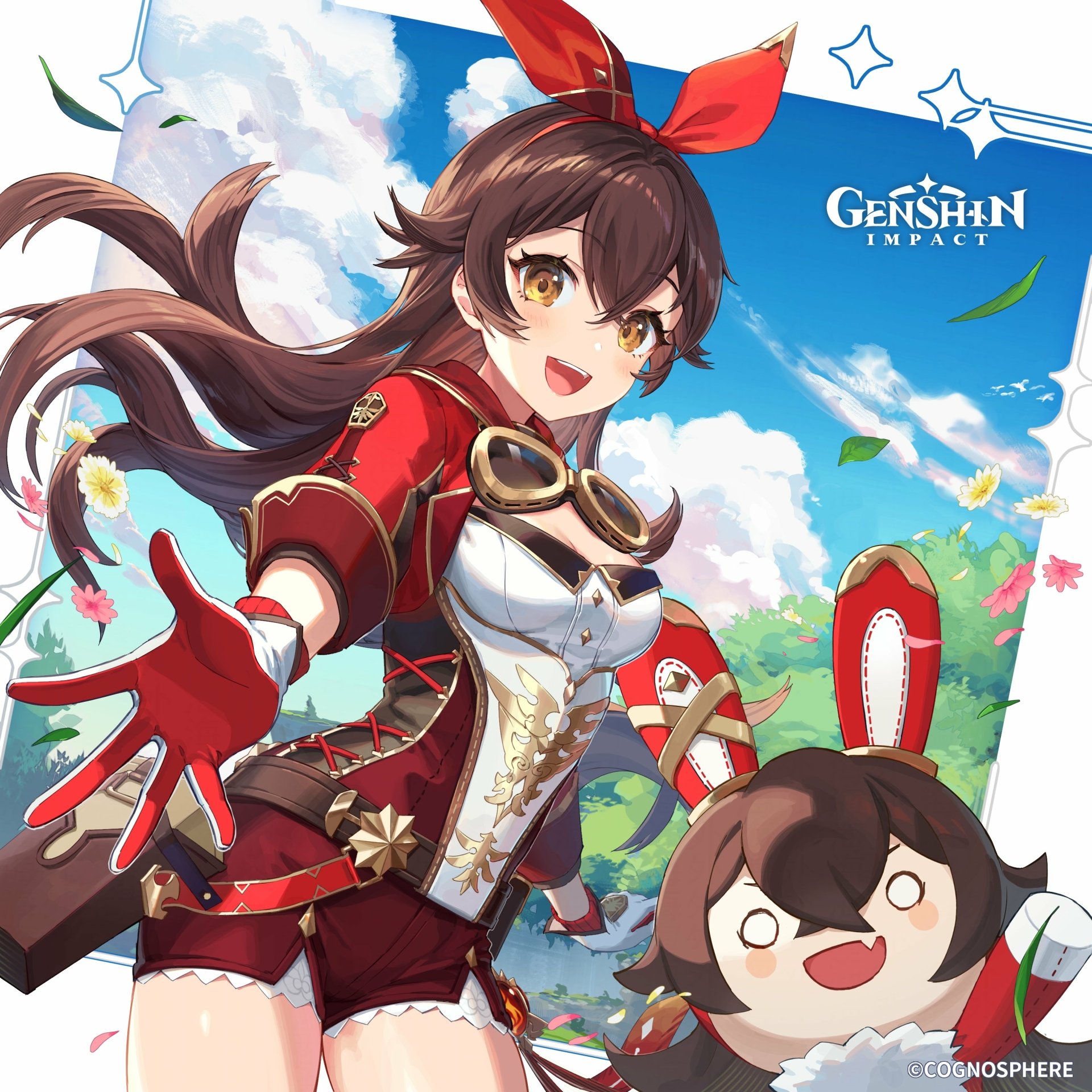 Download Baron Bunny (Genshin Impact) Amber (Genshin Impact) Video Game Genshin Impact PFP