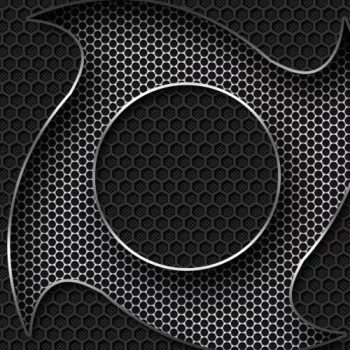  Black and grey metal background
