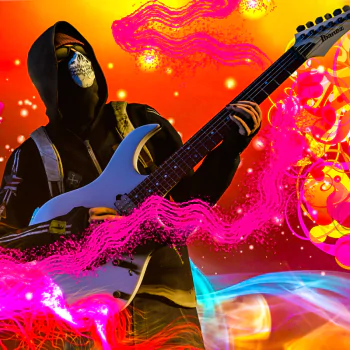  Anarchist Playing Guitar!