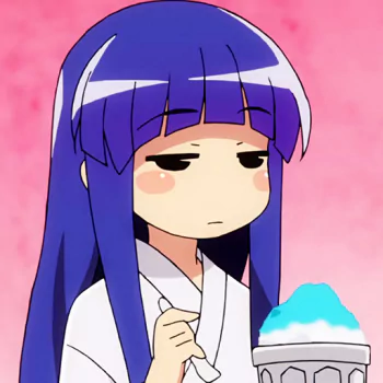 Rika Furude eating ice cream