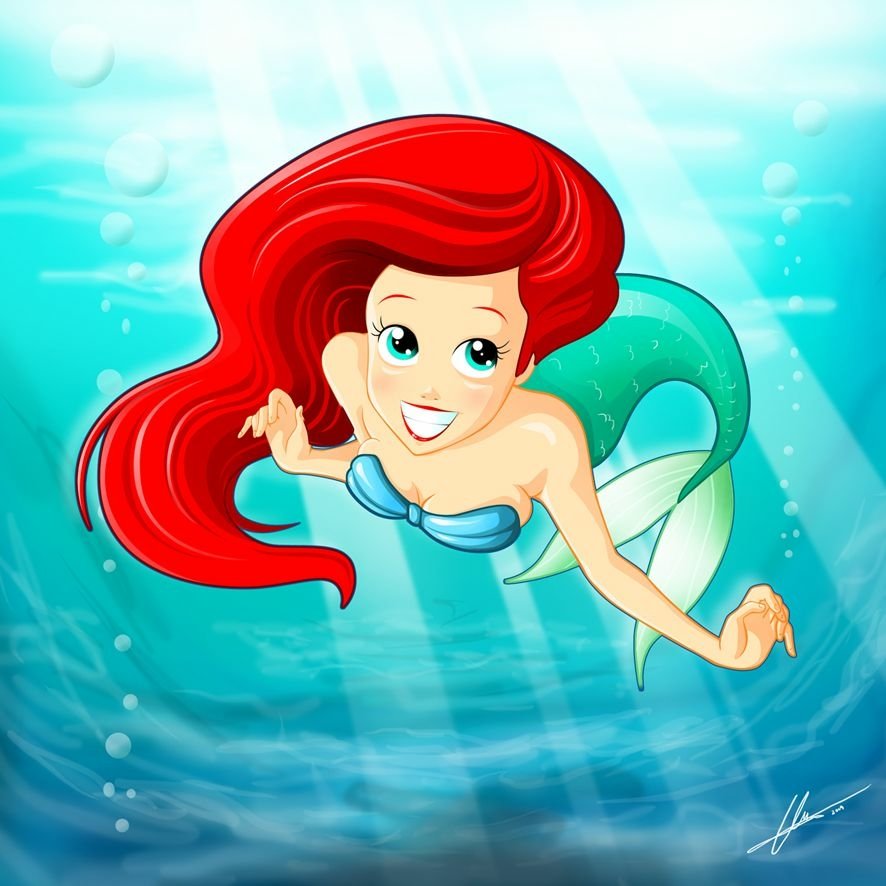 Download Mermaid Ariel (The Little Mermaid) Movie The Little Mermaid (1989) PFP