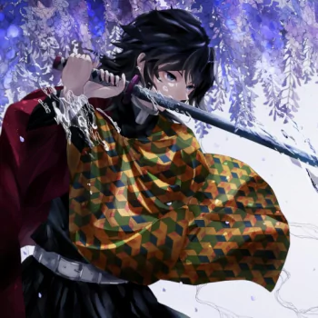 Giyuu Tomioka Anime Demon Slayer: Kimetsu no Yaiba PFP