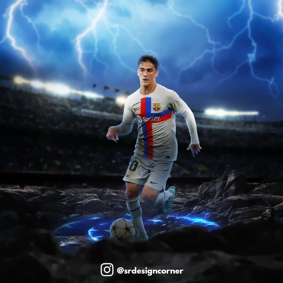 Download FC Barcelona Gavi (Soccer Player) Sports PFP