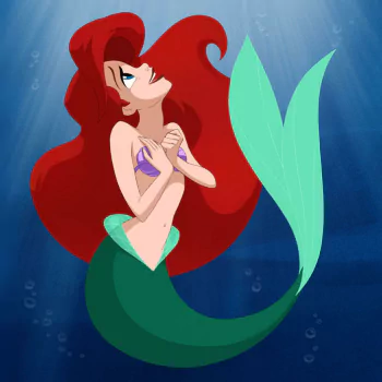 mermaid Ariel (The Little Mermaid) movie The Little Mermaid (1989) PFP