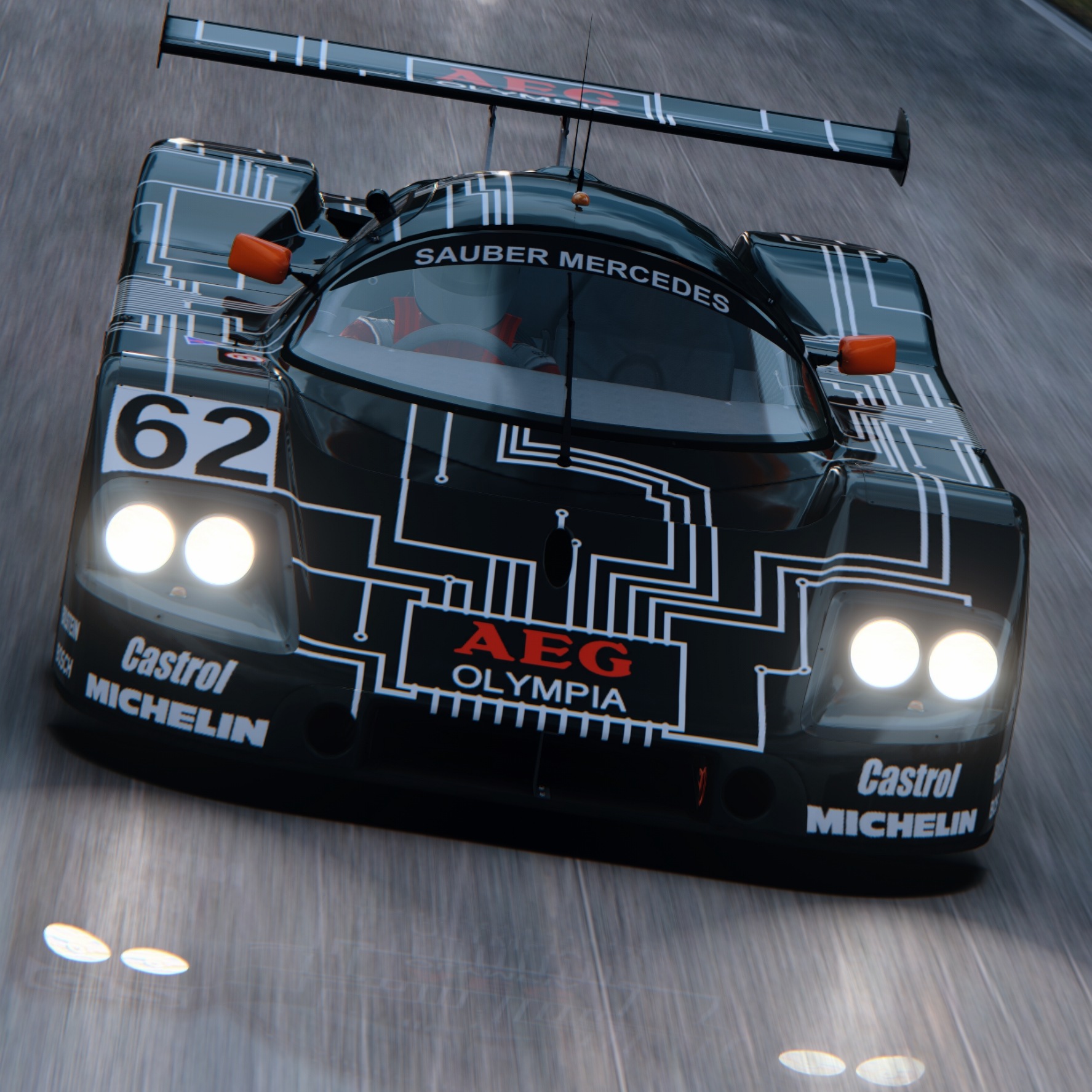 The Mercedes Benz Of the Group C in the Nürburgring by Gt33