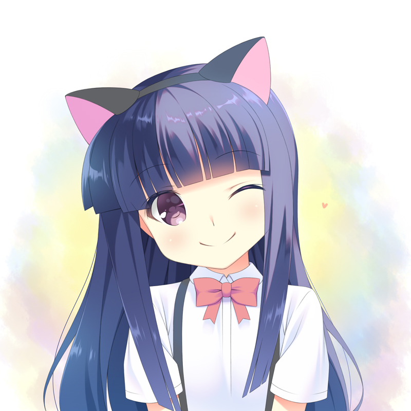 Furude Rika with cat ears by gaoubabel