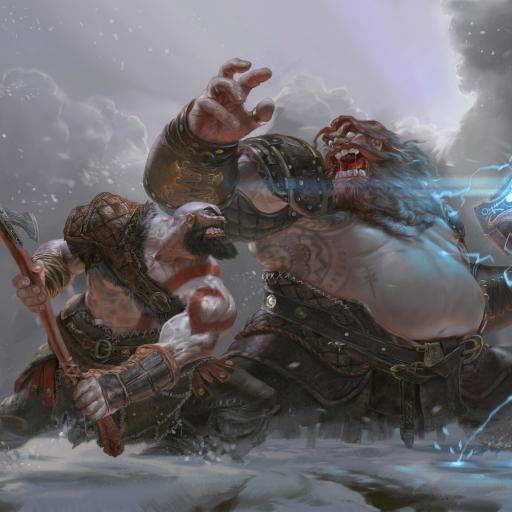 Thor (God of War) - God of War Ragnarök - Image by Vonstrous #3920579 -  Zerochan Anime Image Board