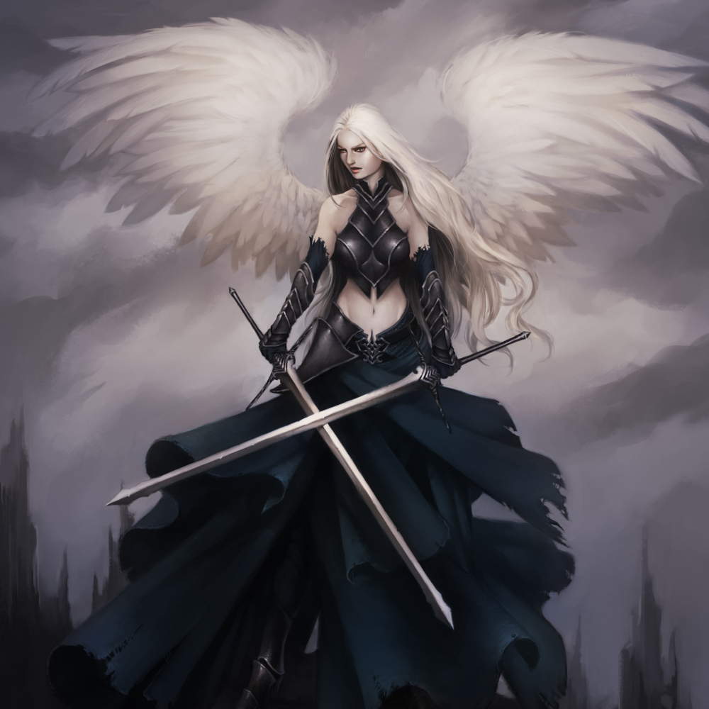 Fantasy Angel Warrior by Lucas Torquato de Resende