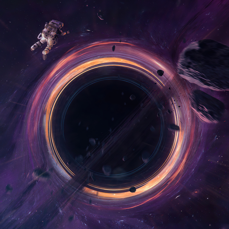 Sci Fi Black Hole Pfp by Tobias Roetsch