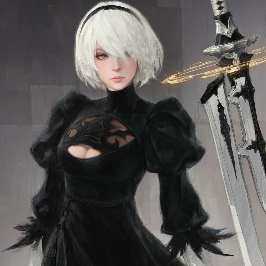 Download YoRHa No.2 Type B Video Game NieR: Automata PFP