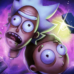  Rick Sanchez &amp; Morty Smith by Jonas Balkevičius