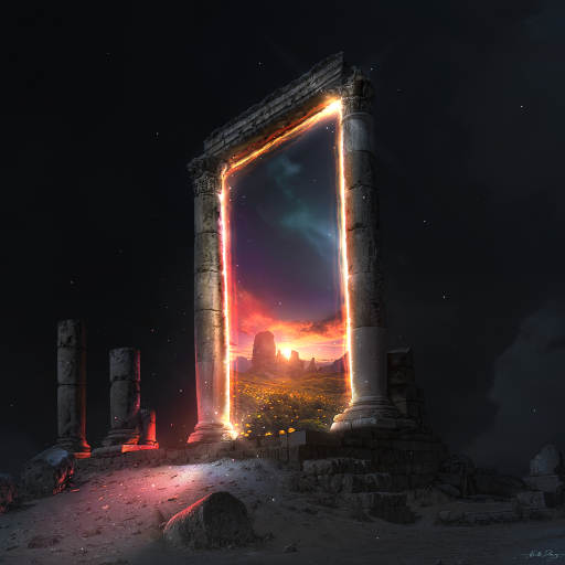 Ancient Portal to Another World by Neville Dsouza