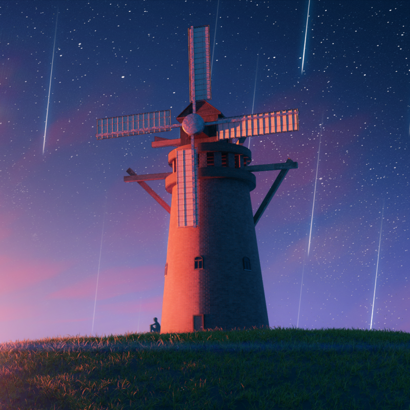 fantasy windmills - AI Generated Artwork - NightCafe Creator